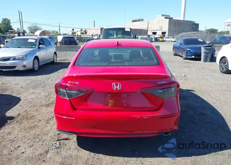 2023 Honda Civic Sport из США, поврежденный, VIN 2HGFE2F52PH553637